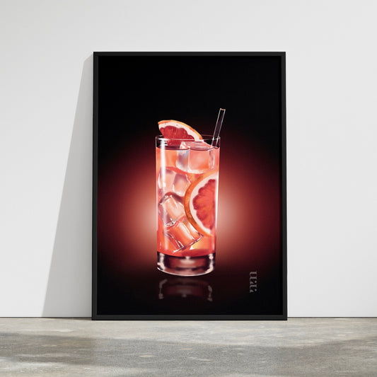 Ruby Grapefruit Fine-Art Print in Museumsqualität
