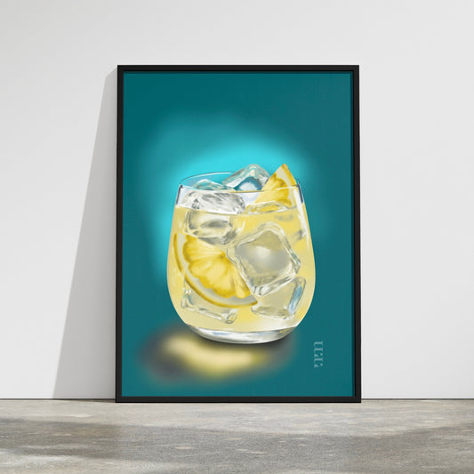 Lemon Fizz Fine-Art Print in Museumsqualität