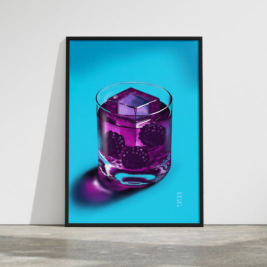 Berry Liquid Fine-Art Print in Museumsqualität