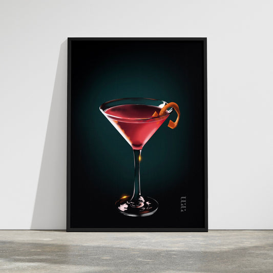 Cosmopolitan Red Fine-Art Print in Museumsqualität