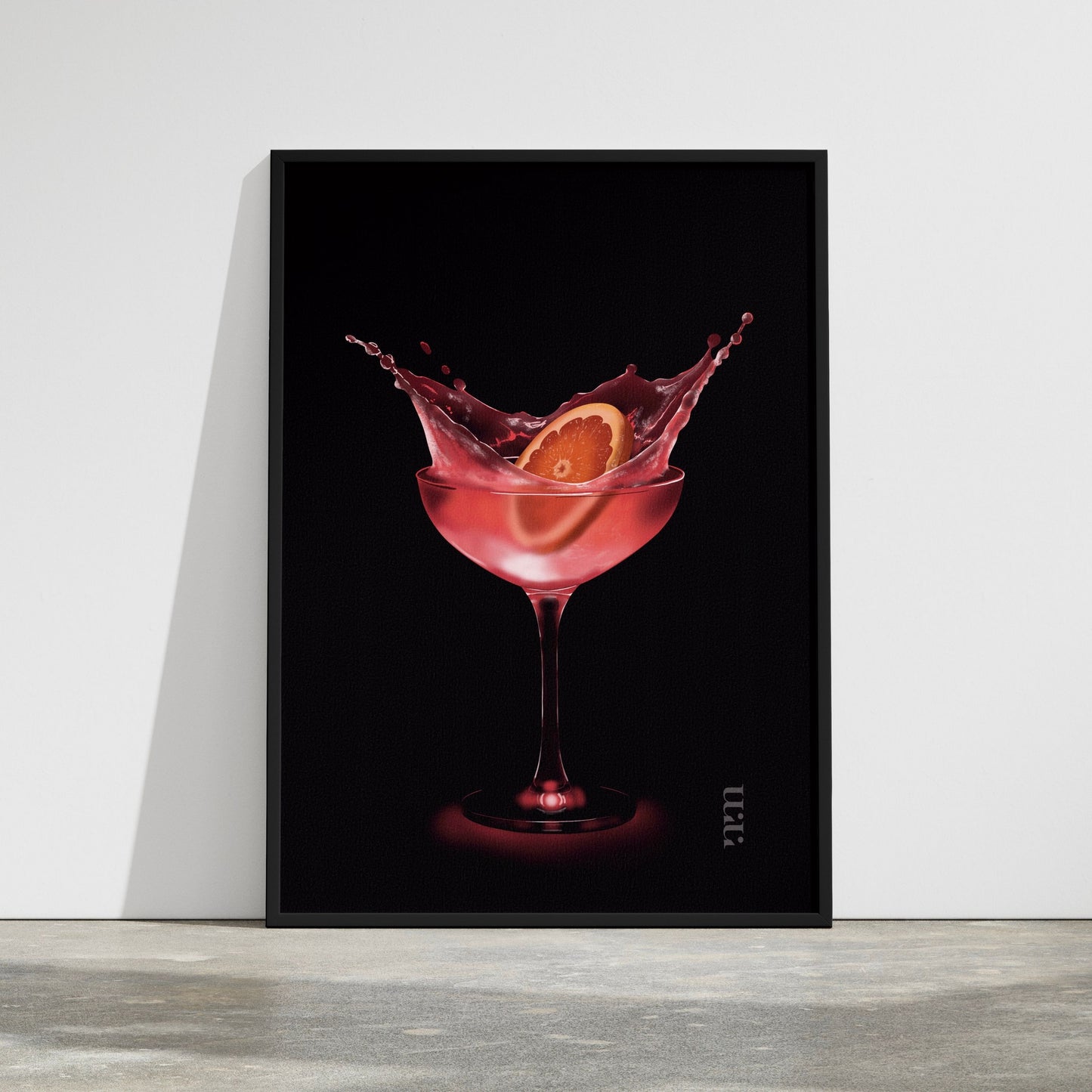 Citrus Splash Fine-Art Print in Museumsqualität