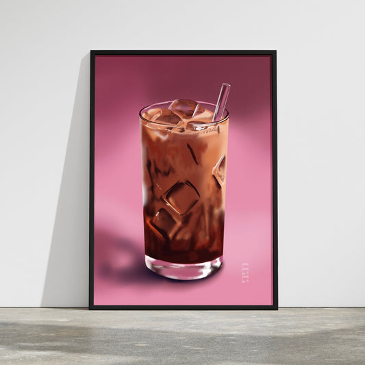 Iced Coffee Fine-Art Print in Museumsqualität