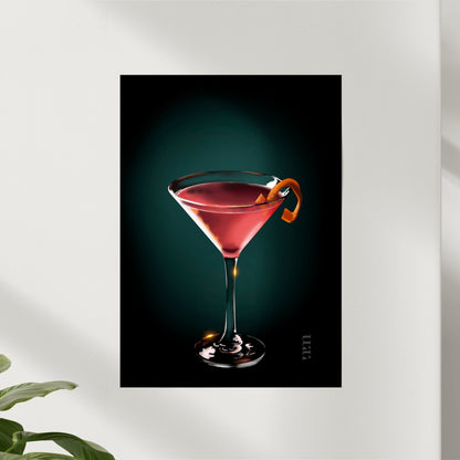 Cosmopolitan Drink – moderner Kunstdruck