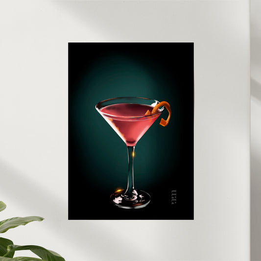 Cosmopolitan Drink – moderner Kunstdruck